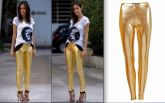 Legging Dourada